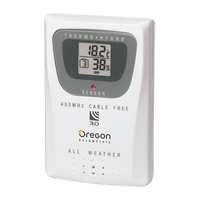 Thermometer & Humidity Sensor with 10 Channels for the WMR200, WMR100, and WMR90